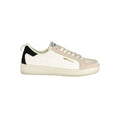 Gas Bianco Polyurethane women’s sneaker with white design and sporty silhouette, featuring comfortable laces and stylish accents.