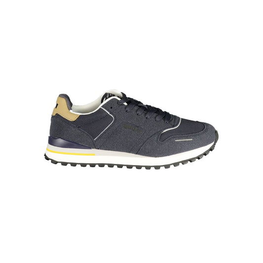Gas Blu Polyester Men Sneaker Gas