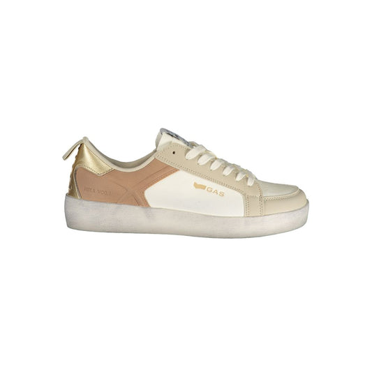 Gas Bianco Polyurethane Women Sneaker Gas
