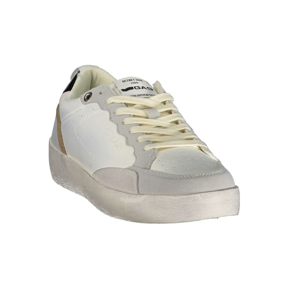 Gas Grigio Poliuretano women's sneakers featuring gray polyurethane uppers and stylish laces, perfect for casual wear.