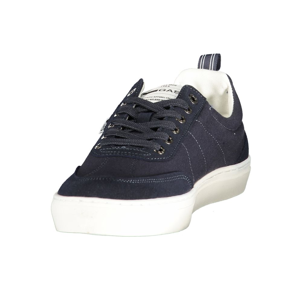 Gas Blu Polyurethane men's sneaker featuring a sleek design with blue polyurethane material and comfortable athletic style.