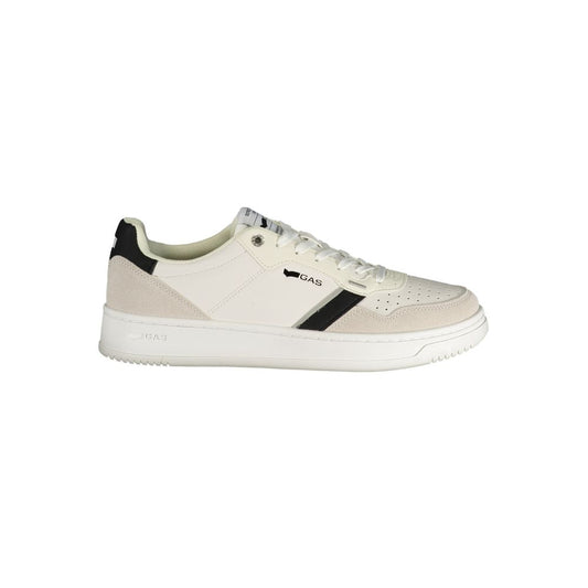Gas White Polyurethane Men Sneaker Gas