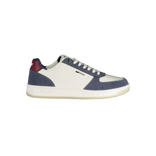 Gas White Polyurethane Men Sneaker Gas