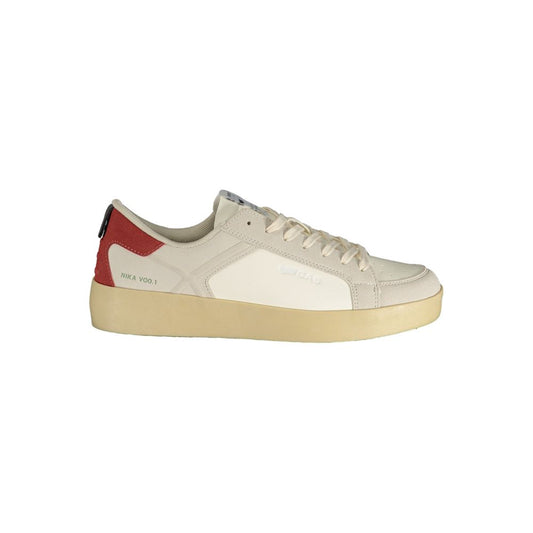 Gas White Polyurethane Men Sneaker Gas