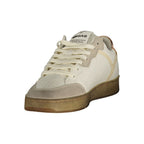 Gas Bianco Poliuretano Donna sneaker with white design and sporty style, featuring a sleek upper and comfortable sole.