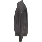 Norway 1963 Nero cotton men's jacket shown in black with a classic fit and button closure, suitable for casual wear.