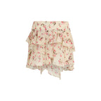 Isabel Marant Étoile Beige Viscose Mini Skirt