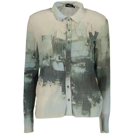 Desigual Verde Polyester Women Shirt Desigual
