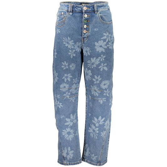 Desigual Azzurro Cotton Women's Jean Desigual