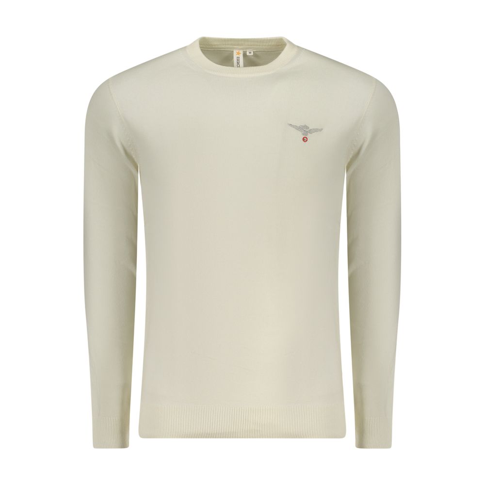 Accademia Militare Bianco Cotton Men's Sweater Accademia Militare