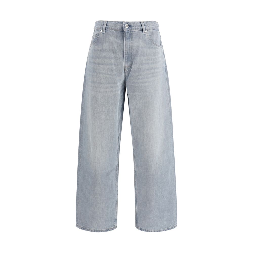 Our Legacy Blue Cotton High-Waisted Jean Our Legacy