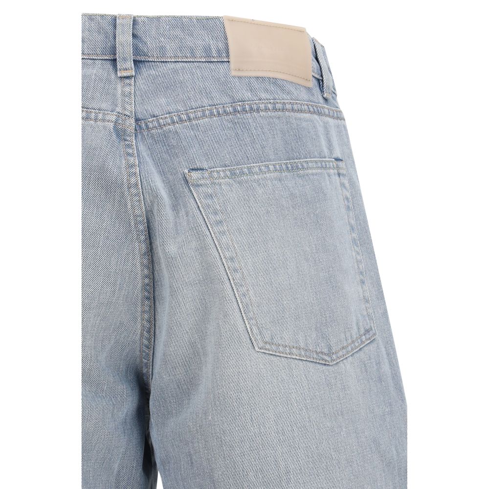 Our Legacy Blue Cotton High-Waisted Jean Our Legacy