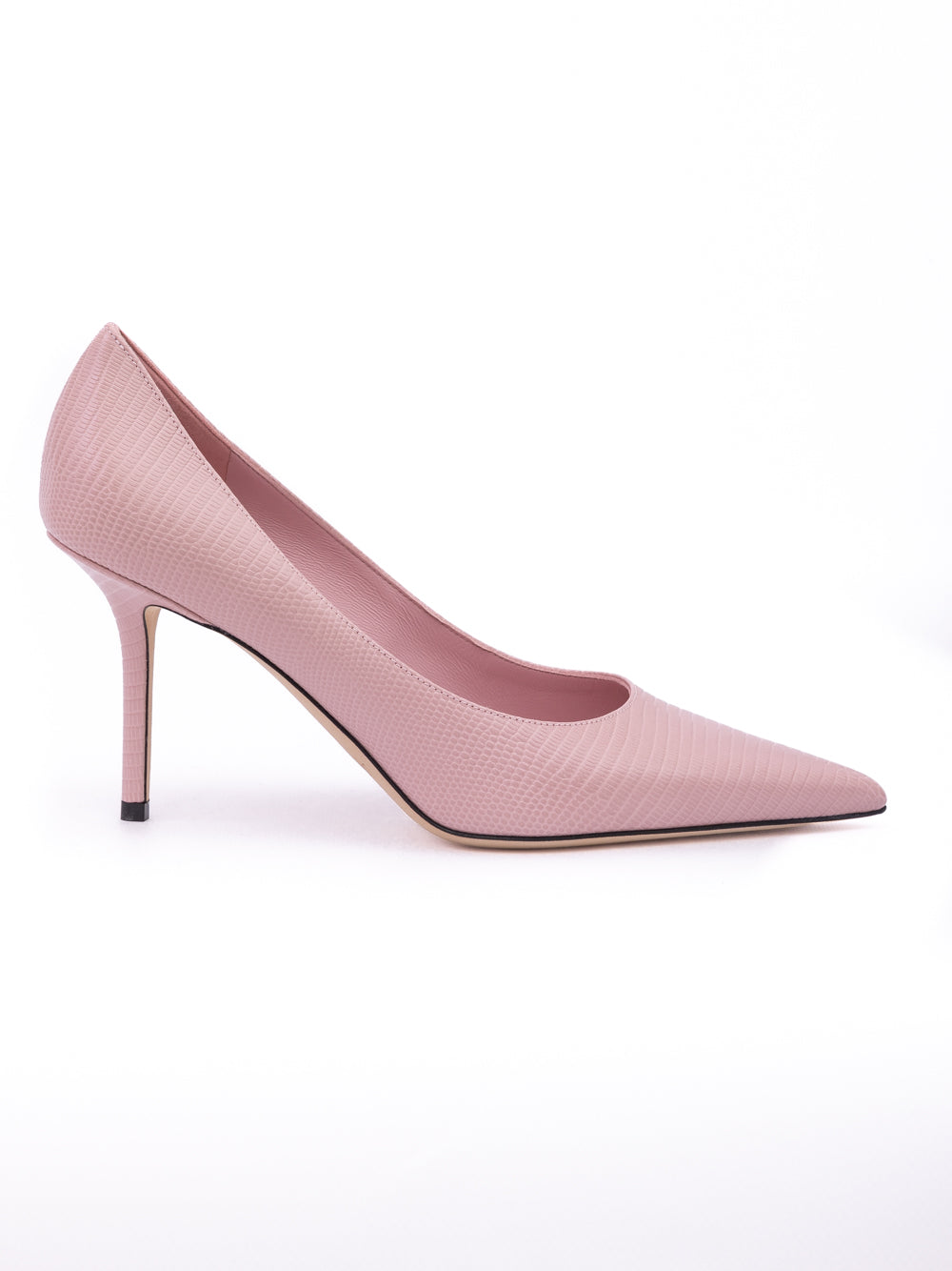 Jimmy Choo Pink Lizard Printed Leather Love 85 Pumps Jimmy Choo