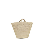 Manebi Beige Raffia Handbag - Eljoys Fashion 