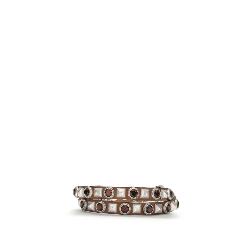 Etro Brown Calf Leather Bos Taurus Regular Belt Etro