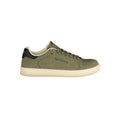 Gas Verde Polyurethane men's sneaker featuring a sleek green design with laces and sporty sole for casual wear.