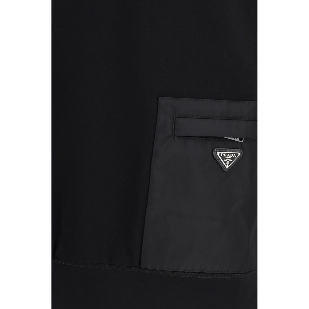 Prada Black Viscose Sweatshirt Prada