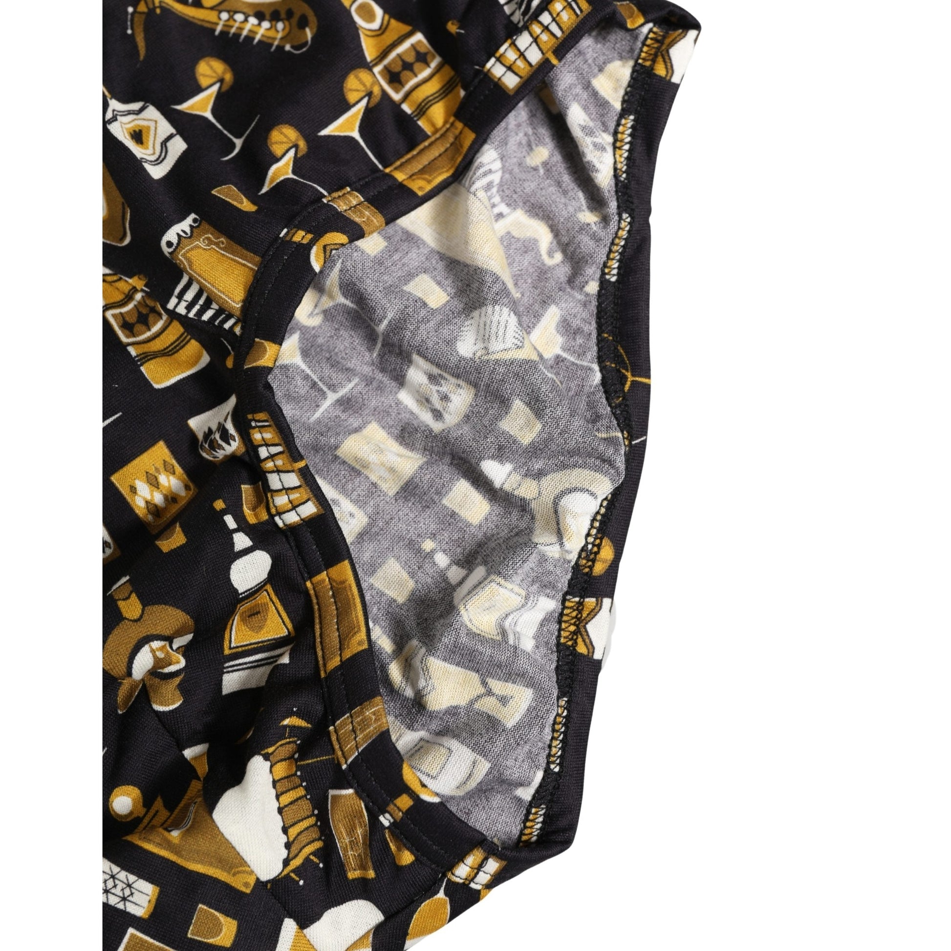 Dolce & Gabbana Black Jazz Cocktail Men Brando Brief Underwear
