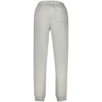Converse gray cotton men's sweatpants with elastic waistband and relaxed fit, casual athletic loungewear for men.