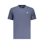 Converse blue cotton men's T-shirt with crew neck and short sleeves, casual and comfortable everyday wear.