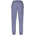 Converse blue cotton men's sweatpants with elastic waistband and cuffed ankles, casual athletic loungewear.