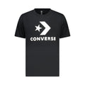Converse Black Cotton Men T-Shirt Converse