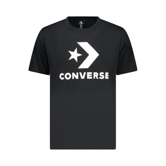 Converse Black Cotton Men T-Shirt Converse