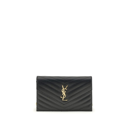 Saint Laurent Black Calf Leather Bos Taurus Wallet Saint Laurent