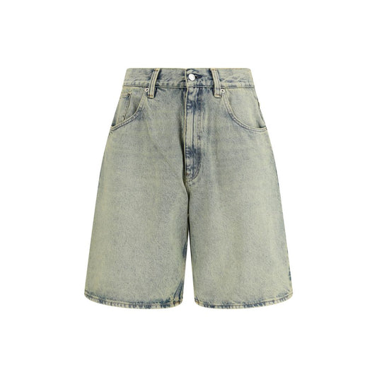 Sunflower Blue Cotton Bermuda Shorts Sunflower
