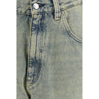 Sunflower Blue Cotton Bermuda Shorts