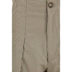 Isabel Marant Étoile Beige Cotton Casual Pants