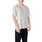 Calvin Klein Sport Gray Cotton T-Shirt - Eljoys Fashion 
