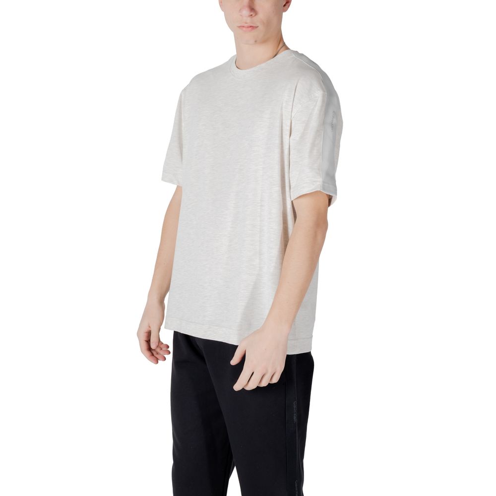 Calvin Klein Sport Gray Cotton T-Shirt - Eljoys Fashion 