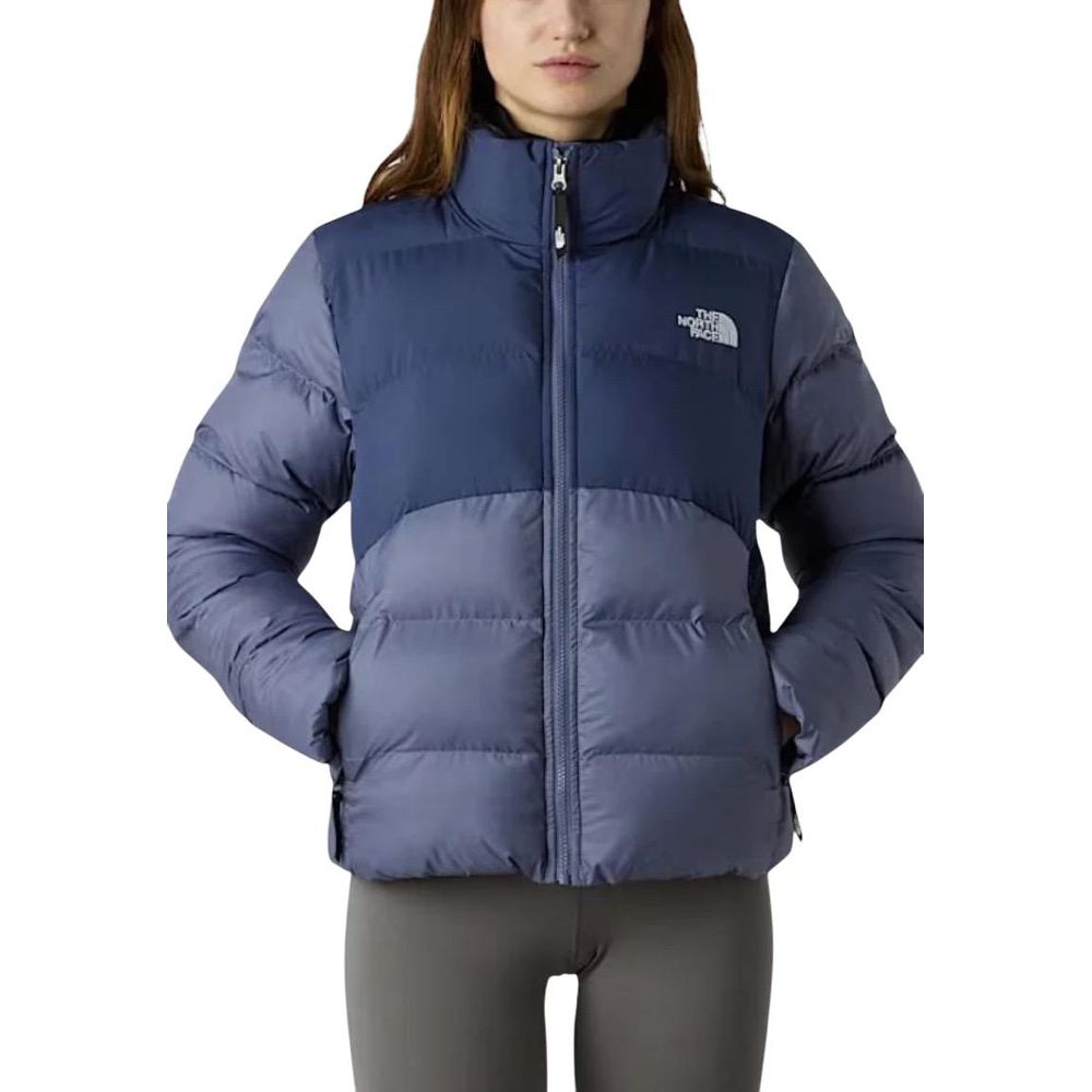 The North Face Blue Polyester Coat The North Face