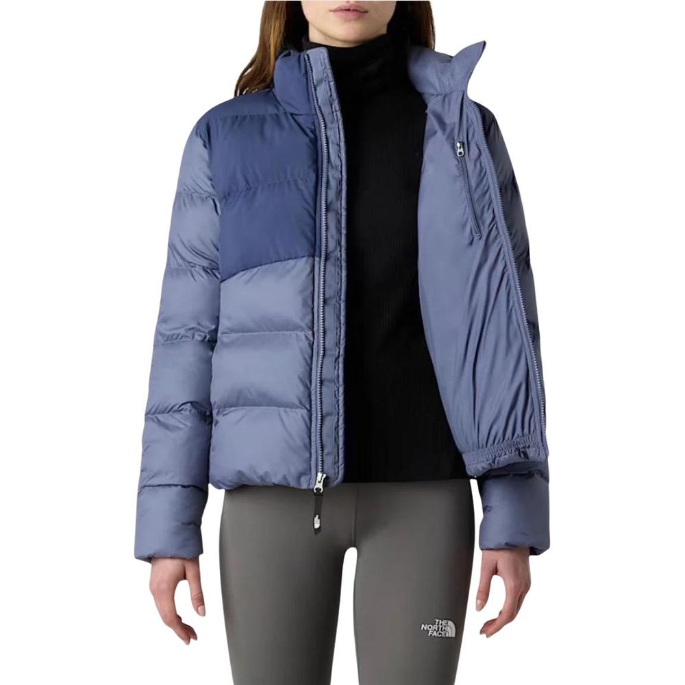 The North Face Blue Polyester Coat The North Face