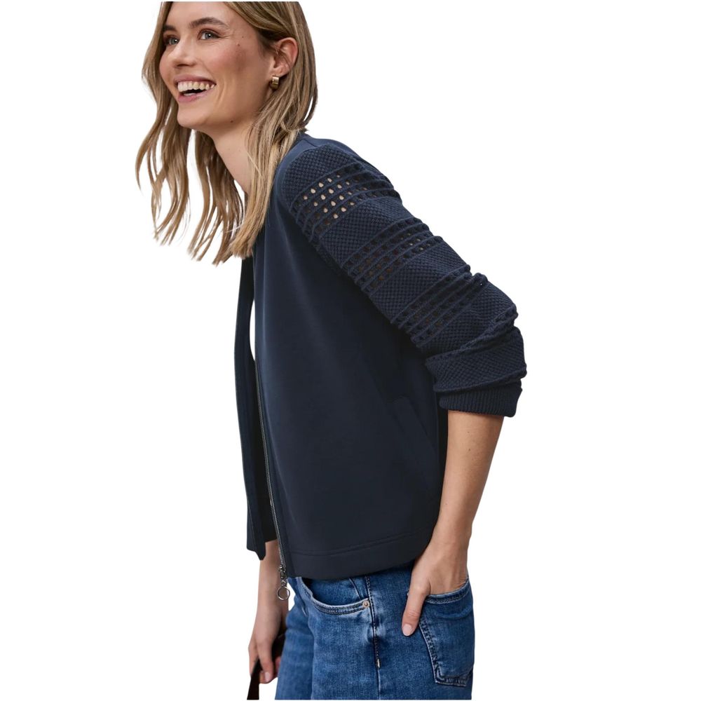 Street One Blue Modal Sweatshirt Street One