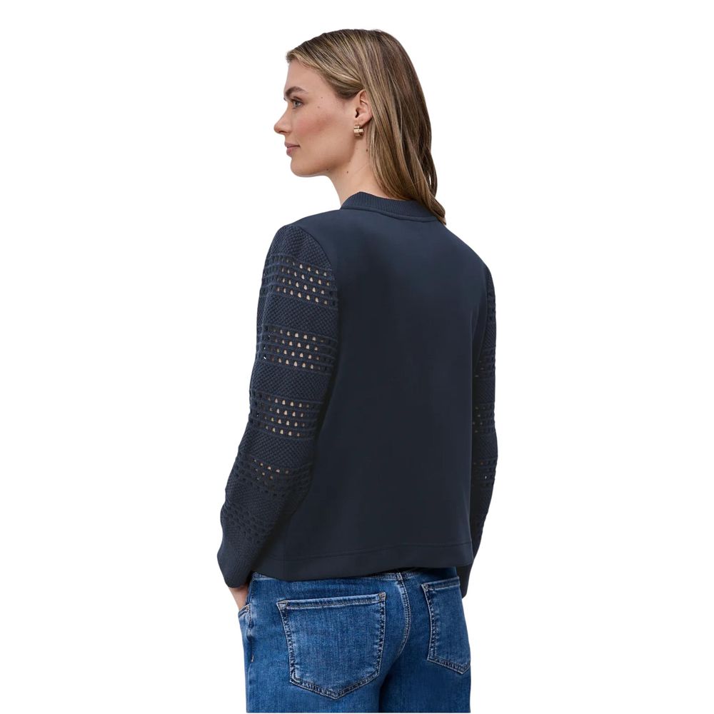 Street One Blue Modal Sweatshirt Street One