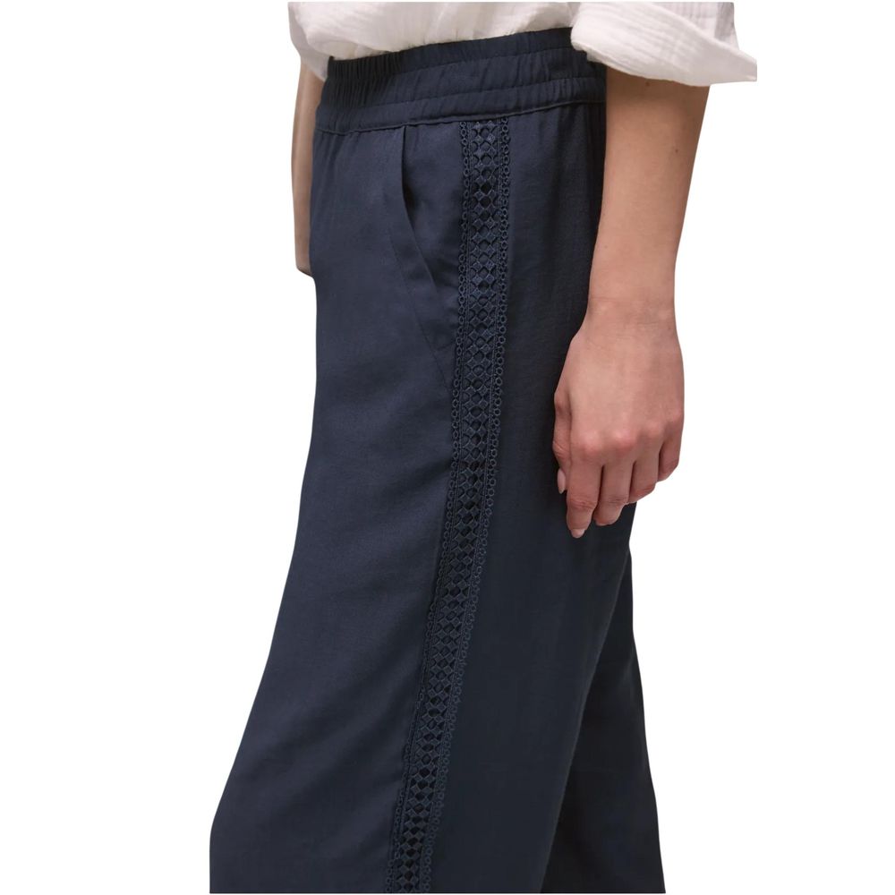 Blue Street One modal casual pants with a relaxed fit and comfortable waistband, perfect for everyday wear.