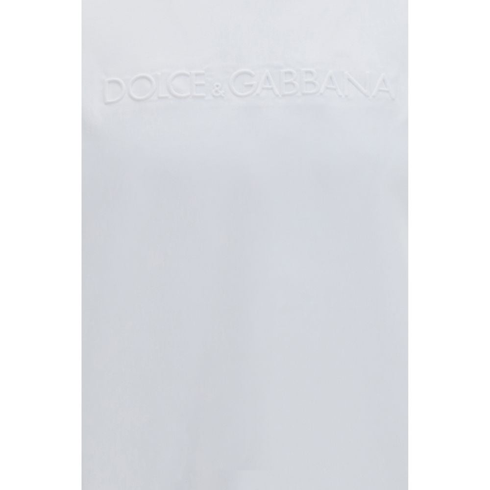 Dolce & Gabbana White Cotton T-Shirt - Eljoys Fashion 