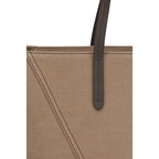 Brunello Cucinelli Beige Nylon Shoulder Bag
