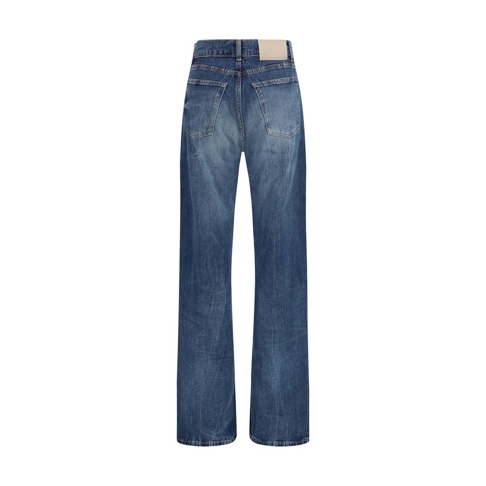Our Legacy Blue Cotton Bootcut Jeans Our Legacy