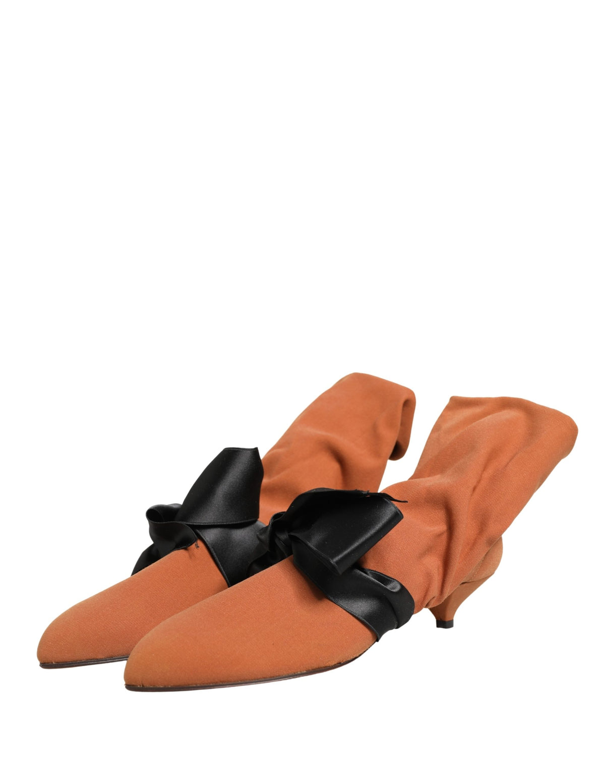 Dolce & Gabbana Brown Black Suede Boots Shoes - Eljoys Fashion 