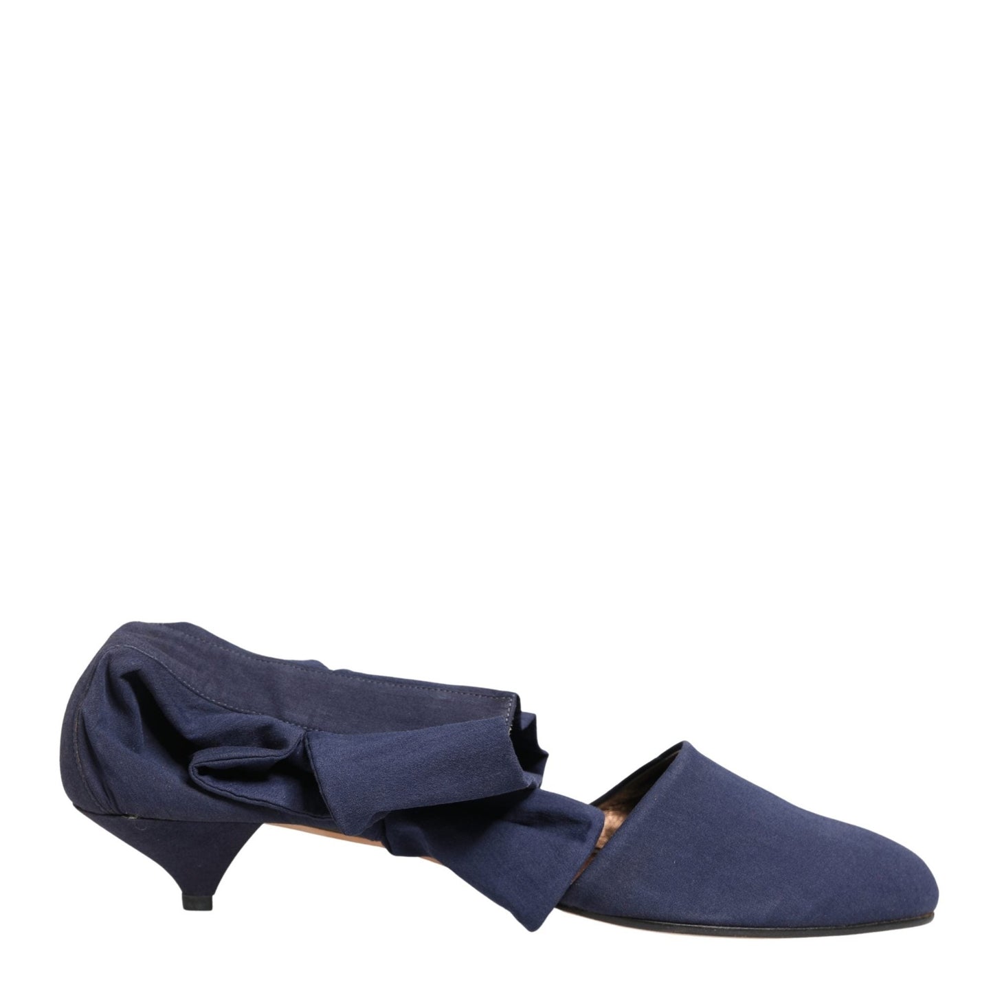 Dolce & Gabbana Blue Cotton Ankle Boots Shoes