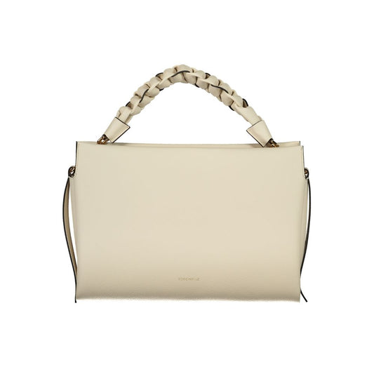 Coccinelle Bianco Leather Women Handbag Coccinelle