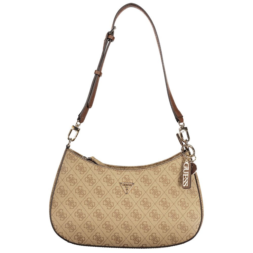 Guess Jeans Beige Polyurethane Women Handbag Guess Jeans