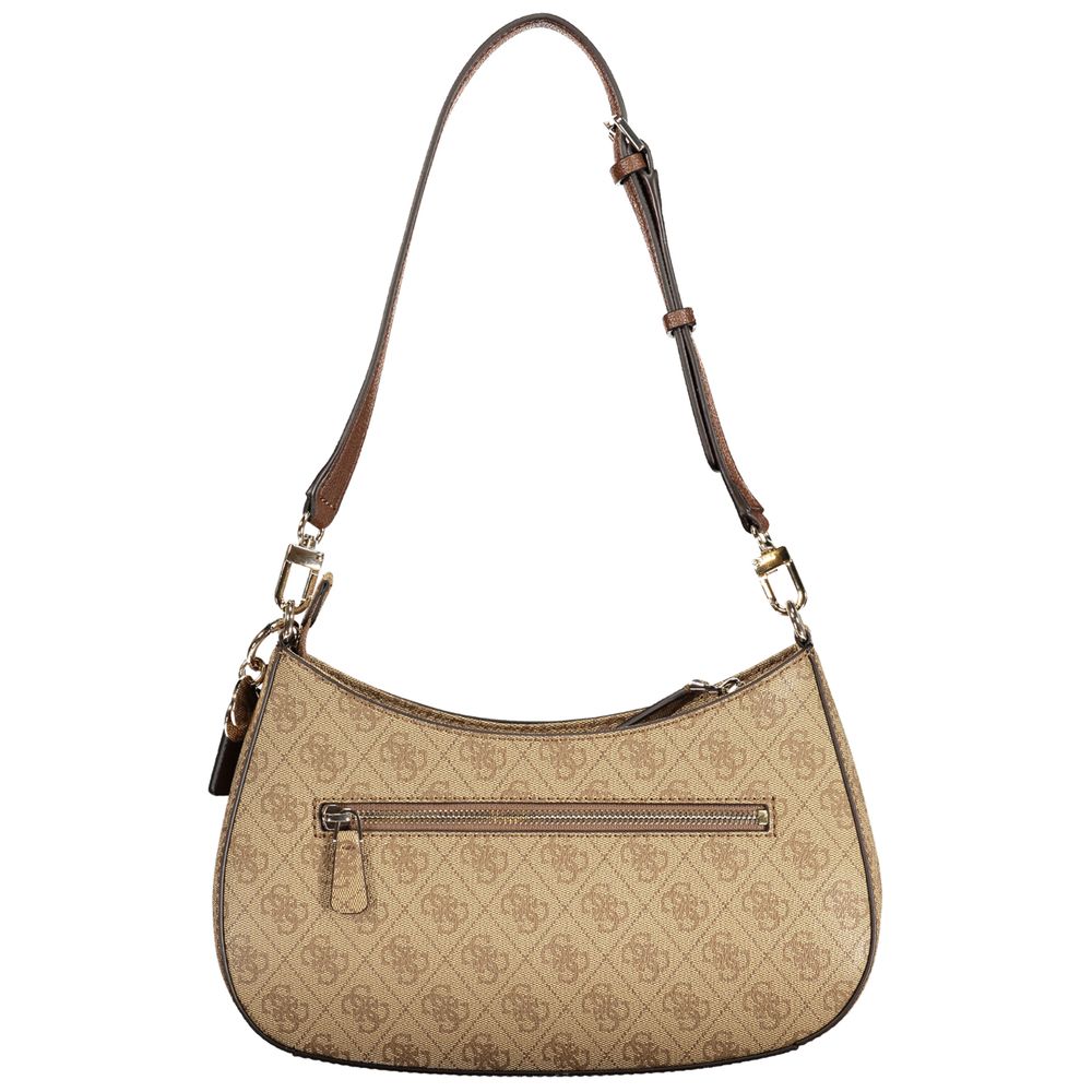 Guess Jeans Beige Polyurethane Women Handbag Guess Jeans