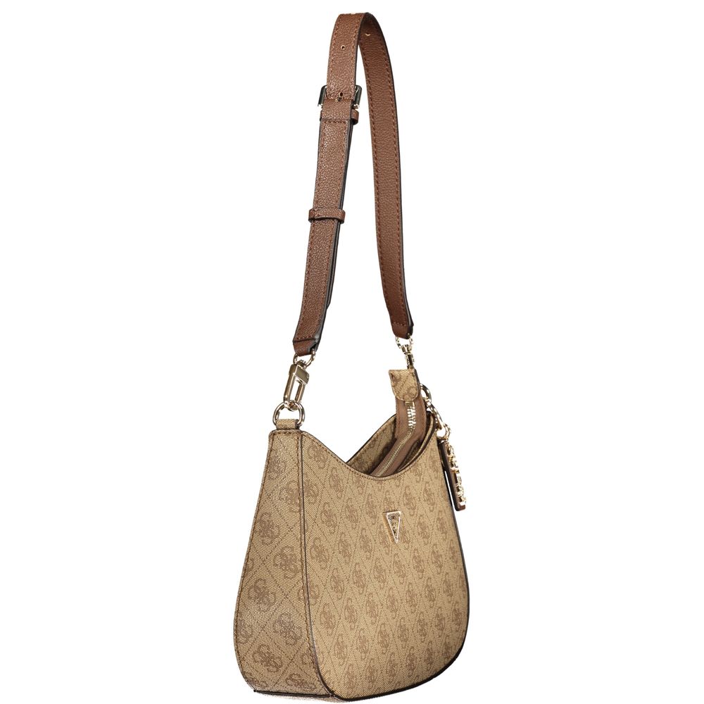 Guess Jeans Beige Polyurethane Women Handbag Guess Jeans