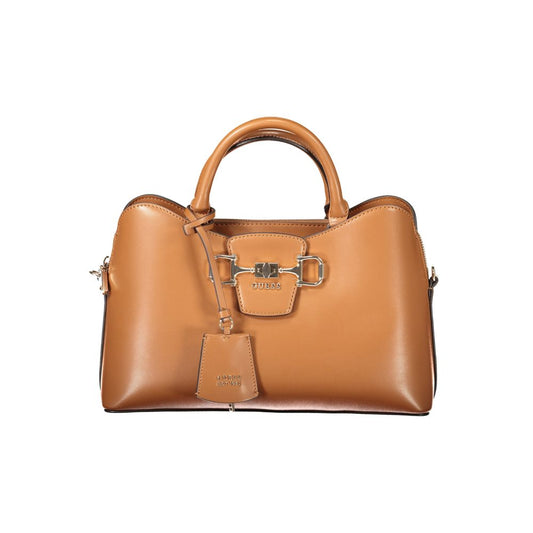 Guess Jeans Marrone Poliuretano Women Handbag Guess Jeans