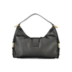 Guess Jeans Nero Poliuretano Women Handbag Guess Jeans