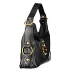 Guess Jeans Nero Poliuretano Women Handbag Guess Jeans